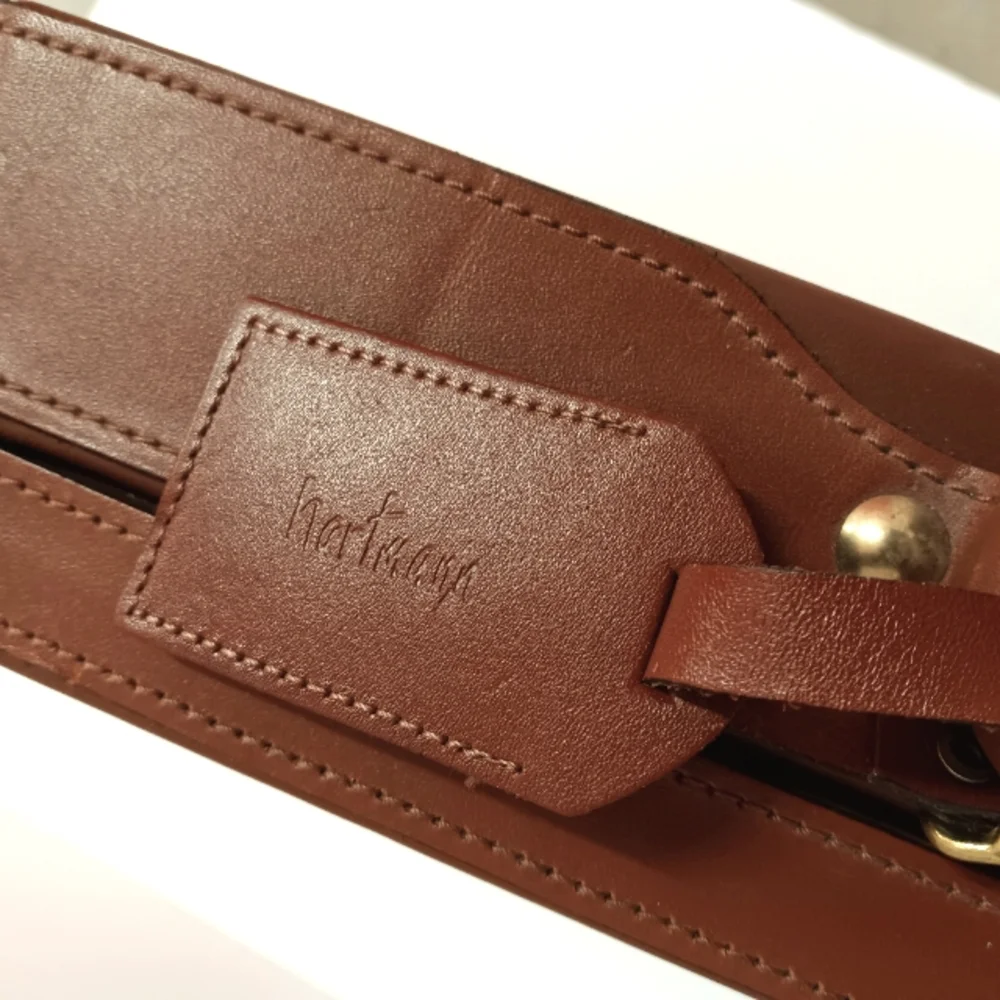 Vintage Hartmann Luggage Brown Belting Leather Briefcase/Attache'